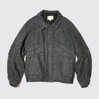vintage herringbone tweed jacket