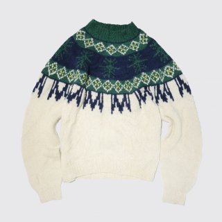 vintage nautica fair isle sweater