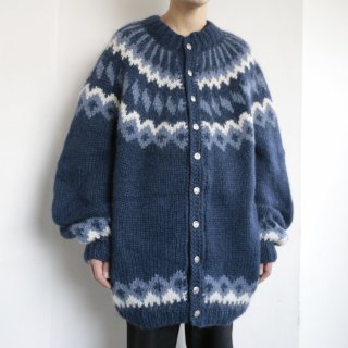 vintage oversized fair isle sweater