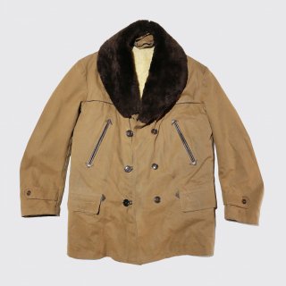 vintage duck canadian coat with mouton liner