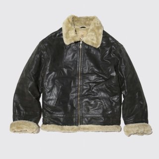 vintage type b-3 faux mouton jacket