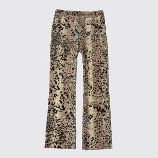 vintage animal pattern trousers