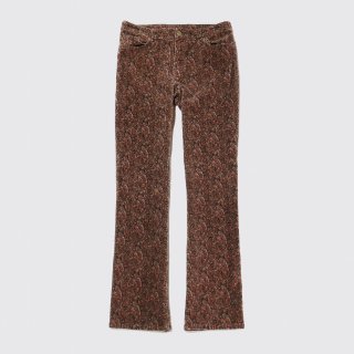 vintage paisley corduroy trousers