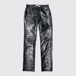 vintage gap glass leather trousers