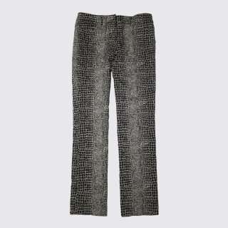 vintage python pattern trousers 