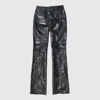 vintage wilsons flare leather trousers