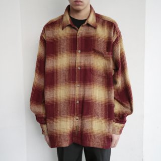 vintage timberland check heavy flannel shirt