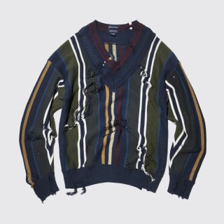 vintage stripe tilden sweater