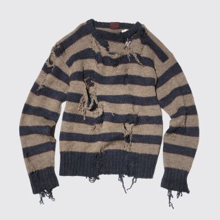 vintage broken border sweater 