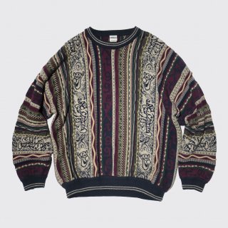 vintage 90's disney tiger 3d knit sweater 