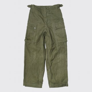 vintage 50's dutch army double face field trousers