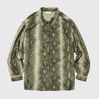 vintage python pattern shirt