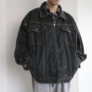 vintage fubu zipped baggy jacket