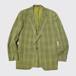 vintage check 2b single tailored jacket