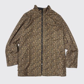 vintage reversible leopard zipped jacket
