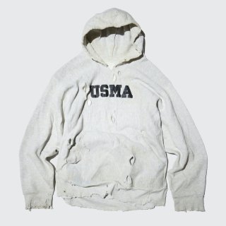 vintage broken hoodie , body-80's usma type reverse