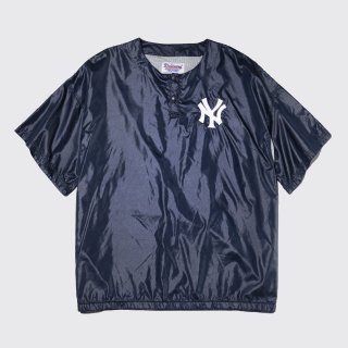 vintage 90's starter mlb yankees nylon half sleeve shirt