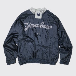 vintage 90's mlb yankees nylon pullover