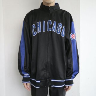 vintage chicago cubs loose track jacket