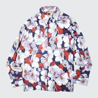 vintage flower poly shirt