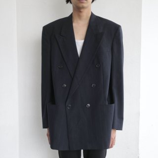 vintage 80's dior double breasted tailored jacket