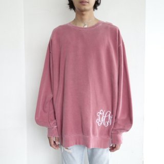 vintage broderie fade sweat
