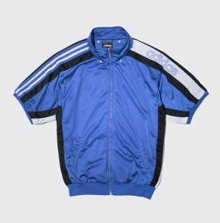 vintage 90's adidas half sleeve track jacket