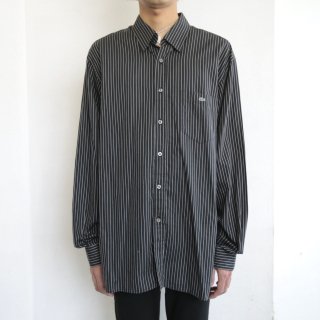 vintage lacoste stripe l/s shirt