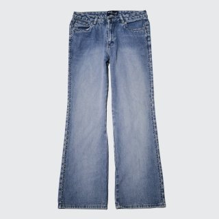 vintage studs flare jeans