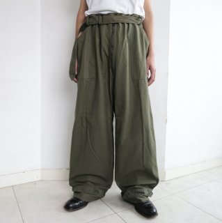 vintage 50's french army mechanic wide trousers