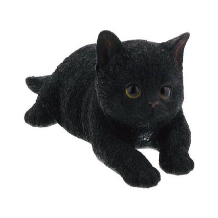 置物 リラックス黒猫（展示現品） - HATTORI ONLINE SHOP【ハットリオンラインショップ】家具・インテリア通販