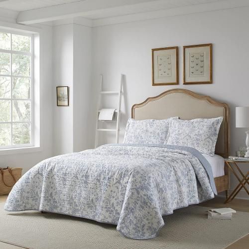 <img class='new_mark_img1' src='https://img.shop-pro.jp/img/new/icons14.gif' style='border:none;display:inline;margin:0px;padding:0px;width:auto;' />Laura Ashleyʥ饢쥤) С֥륳åȥ󥭥ȥС23åȡAmberley Quilt Set/Amberley Blue