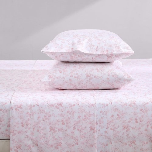 <img class='new_mark_img1' src='https://img.shop-pro.jp/img/new/icons14.gif' style='border:none;display:inline;margin:0px;padding:0px;width:auto;' />Laura Ashley Home(饢쥤ۡ)100󥵥ƥ󥳥åȥ󥷡4å ✻ Soft Cotton Sheets Set/Bella Pink