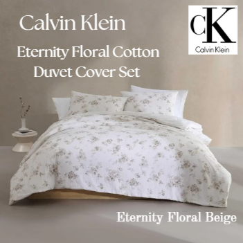 <img class='new_mark_img1' src='https://img.shop-pro.jp/img/new/icons14.gif' style='border:none;display:inline;margin:0px;padding:0px;width:auto;' />Calvin KleinʥХ󥯥饤100󥳥åȥ ѡեȳݤĥС3åȡEternity Floral Cotton Duvet Cover Set / Beige