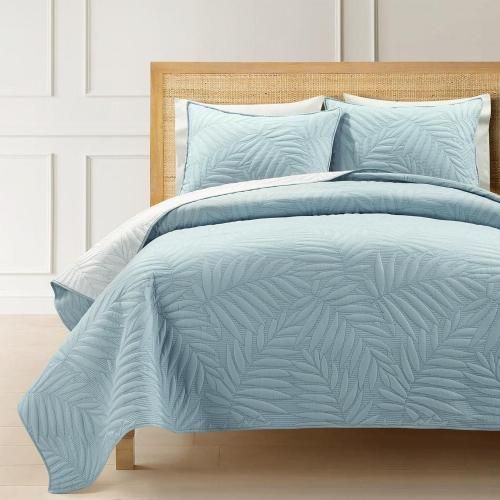 <img class='new_mark_img1' src='https://img.shop-pro.jp/img/new/icons14.gif' style='border:none;display:inline;margin:0px;padding:0px;width:auto;' />Lush Decorʥåǥ100󥳥åȥ С֥륭ȥС3åȡLeaf Design Reversible Quilt Set