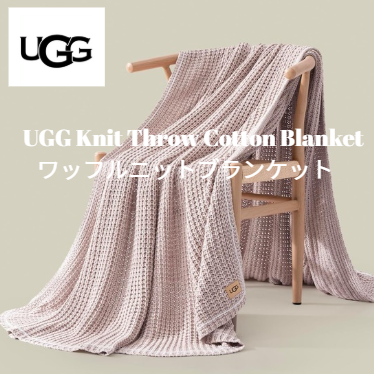 <img class='new_mark_img1' src='https://img.shop-pro.jp/img/new/icons14.gif' style='border:none;display:inline;margin:0px;padding:0px;width:auto;' />UGGʥ˥դåե˥åȷ̥֥󥱥å  Luna Knit Throw Cotton Blanket / Pink