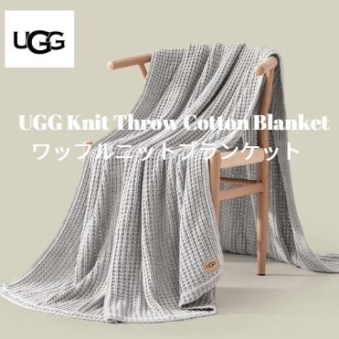 <img class='new_mark_img1' src='https://img.shop-pro.jp/img/new/icons14.gif' style='border:none;display:inline;margin:0px;padding:0px;width:auto;' />UGGʥ˥դåե˥åȷ̥֥󥱥å  Luna Knit Throw Cotton Blanket / Silver