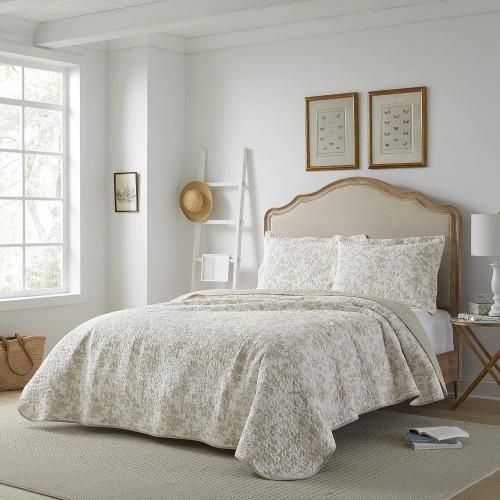 <img class='new_mark_img1' src='https://img.shop-pro.jp/img/new/icons14.gif' style='border:none;display:inline;margin:0px;padding:0px;width:auto;' />Laura Ashleyʥ饢쥤) С֥륳åȥ󥭥ȥС23åȡAmberley Quilt Set/Amberley Beige