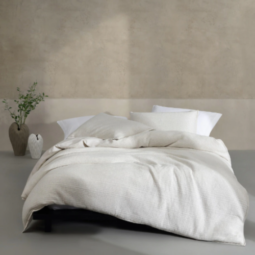 <img class='new_mark_img1' src='https://img.shop-pro.jp/img/new/icons14.gif' style='border:none;display:inline;margin:0px;padding:0px;width:auto;' />Calvin KleinʥХ󥯥饤˥ֿݤĥС3åȡModern Cotton Ribbed Matelasse Duvet Cover Set/ GrayIvory