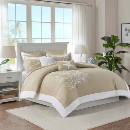 <img class='new_mark_img1' src='https://img.shop-pro.jp/img/new/icons14.gif' style='border:none;display:inline;margin:0px;padding:0px;width:auto;' />Harbor House(ϡСϥ) 󥴥դγݤĥС5setCoastline Cotton Duvet Set/Khaki