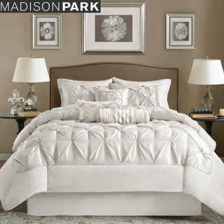 MADISON PARK(マディソンパーク) ／ベットリネン7点セット＊Lafayette 7-piece Comforter Set／White
