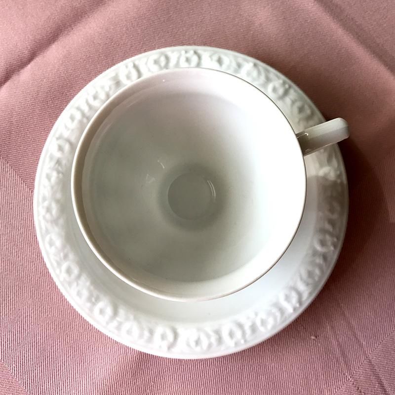 希少品】ドイツ製 ローゼンタール☆マリアホワイト☆C/S 5客