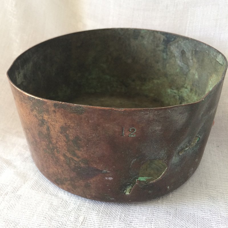 古い銅鍋の小物入れ - soracoya（空小屋）