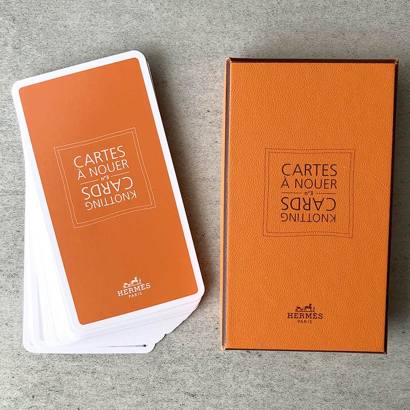 HERMES Cartes A Nouer Knotting Cards - その他