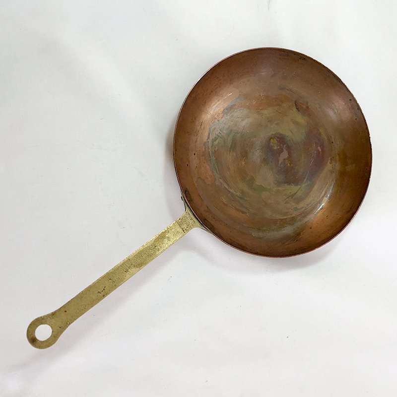 フランス本格派 銅のフライパン 直径140 soracoya