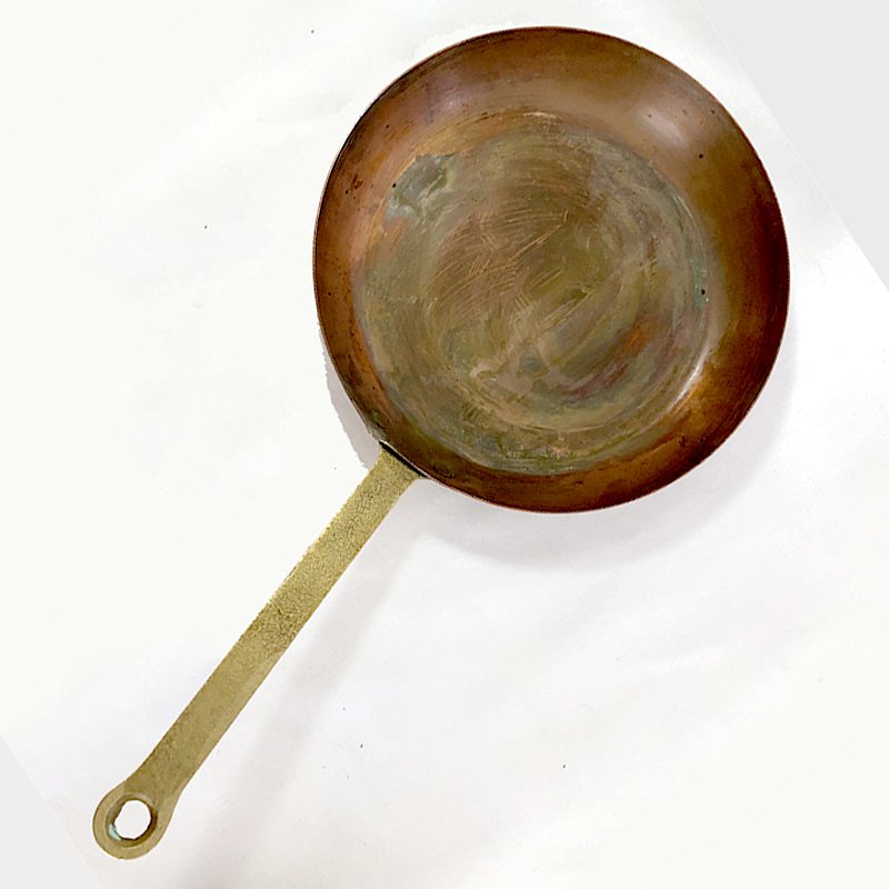 フランス本格派 銅のフライパン 直径198 soracoya