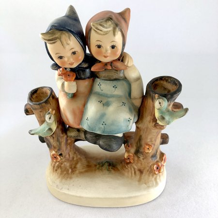 人形 カモ 陶器 オブジェ 置物 インテリア 工芸品 美術品 A2945 - 置物