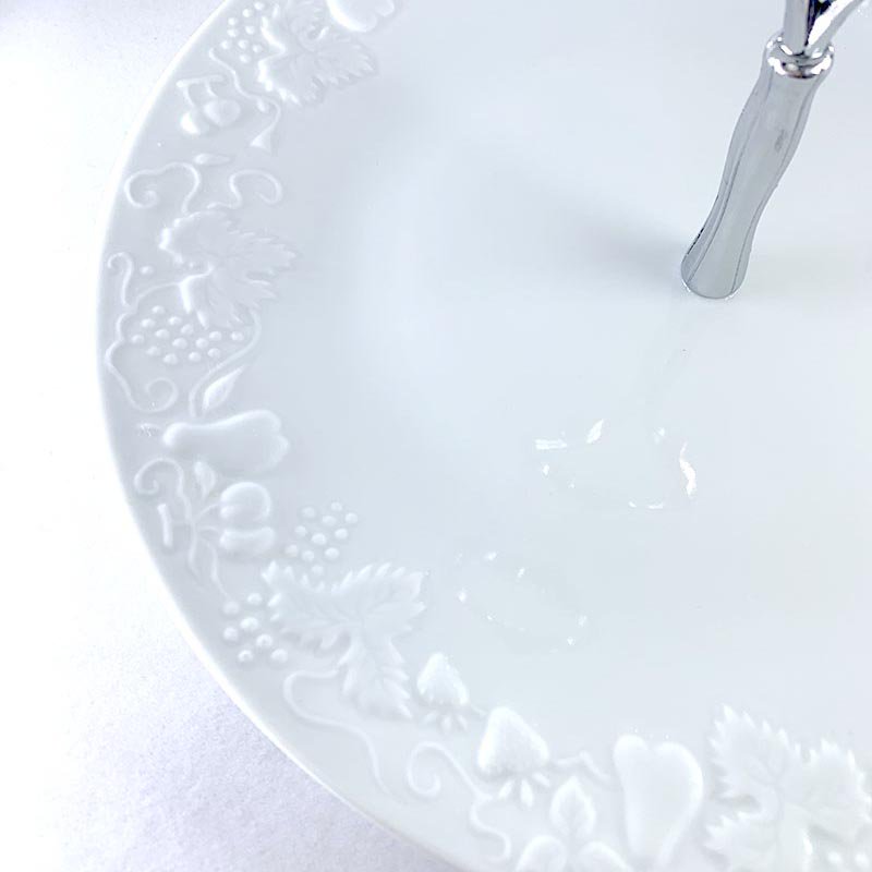 美品 Limoges リモージュ フィリップ・デズリエ 中皿 6枚 ホワイト 21cmプレート セット ケーキ デザート SY6946K