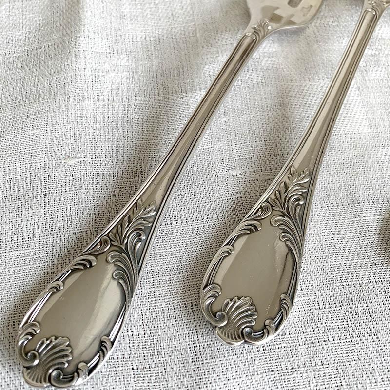美品 クリストフル マルリー デザートサイズ 18点(希少 美品 美品 クリストフル マルリー デザートサイズ 18点(希少 美品