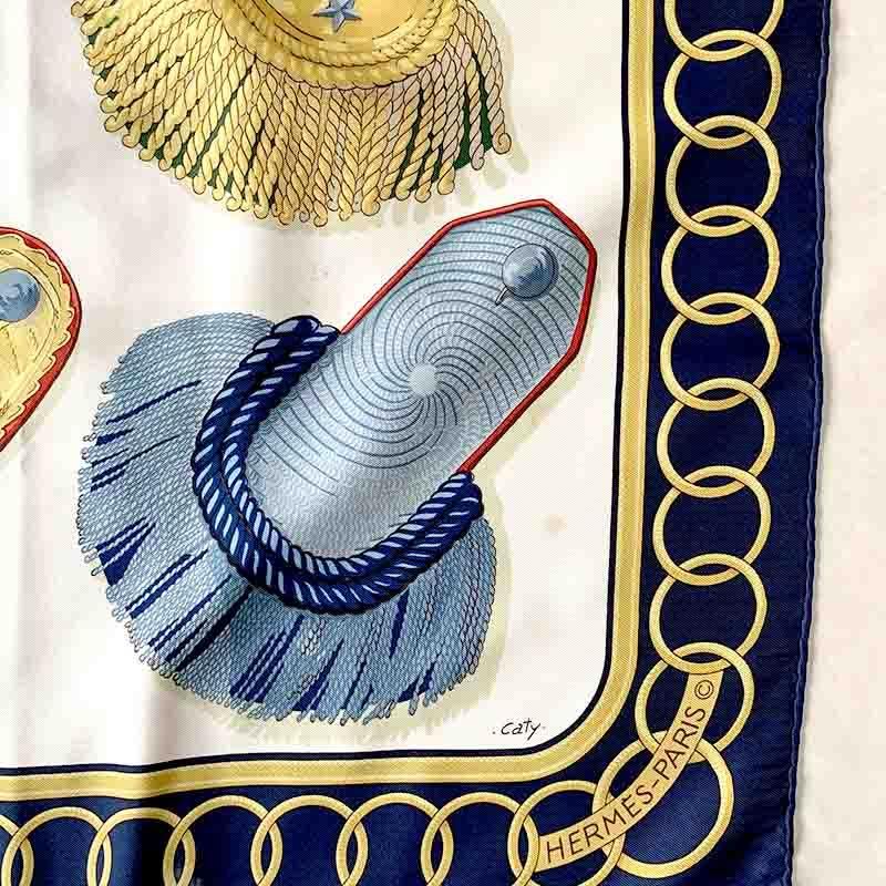 エルメス スカーフ カレ 式典肩章 HERMES- soracoya（空小屋）